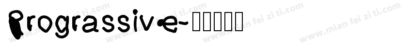Prograssive字体转换