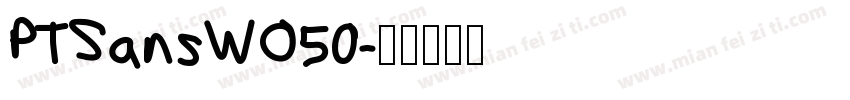 PTSansWO50字体转换