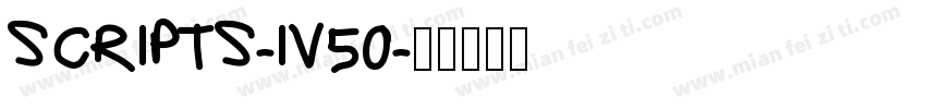 SCRIPTS-IV50字体转换