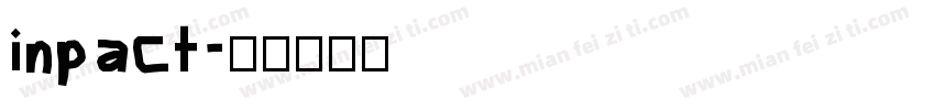 inpact字体转换