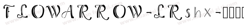 FLOWARROW-LRshx字体转换