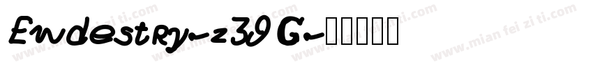 Endestry-z39G字体转换