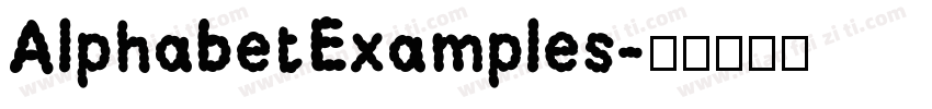 AlphabetExamples字体转换