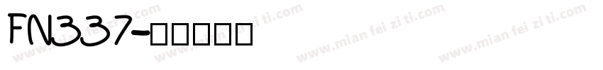 FN337字体转换