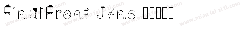 FinalFront-J7no字体转换