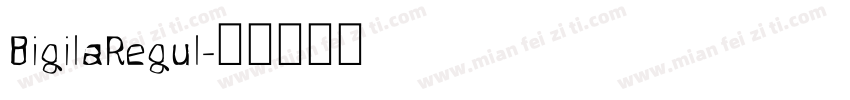 BigilaRegul字体转换