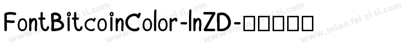 FontBitcoinColor-lnZD字体转换