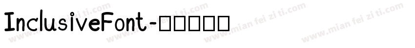 InclusiveFont字体转换
