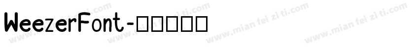 WeezerFont字体转换