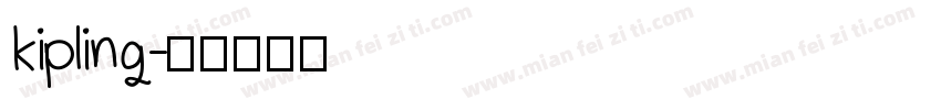 kipling字体转换