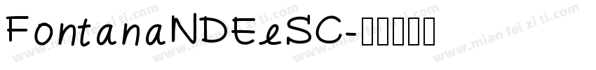 FontanaNDEeSC字体转换