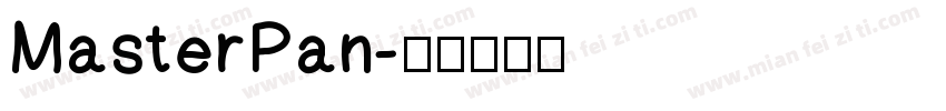 MasterPan字体转换