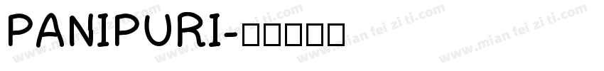 PANIPURI字体转换