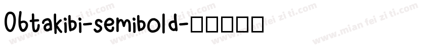 06takibi-semibold字体转换