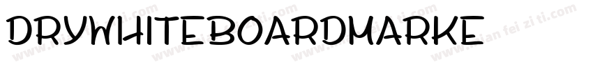 DryWhiteboardMarke字体转换