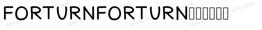 FORTURNFORTURN字体转换