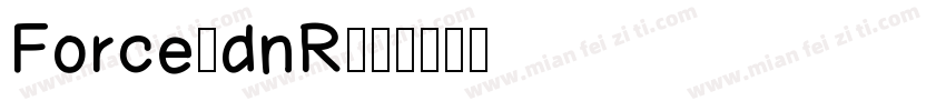 Force-dnR字体转换