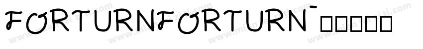 FORTURNFORTURN字体转换