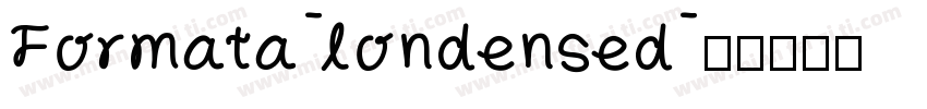 Formata-londensed字体转换