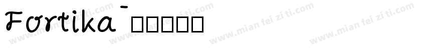 Fortika字体转换