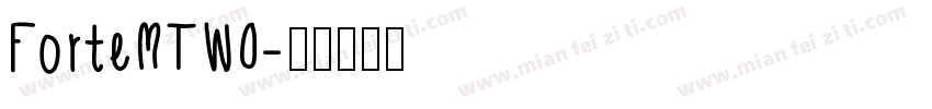 ForteMTW0字体转换