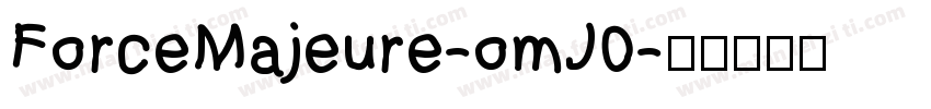 ForceMajeure-omJ0字体转换