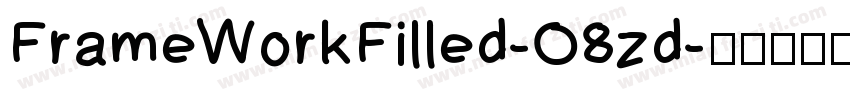 FrameWorkFilled-O8zd字体转换