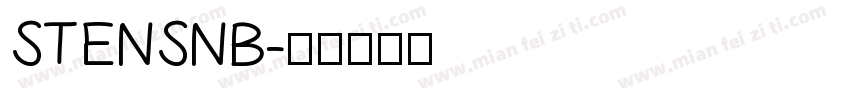 STENSNB字体转换