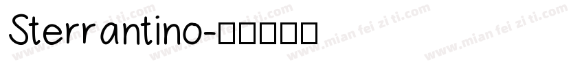 Sterrantino字体转换