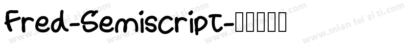 Fred-Semiscript字体转换
