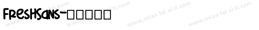 FreshSans字体转换