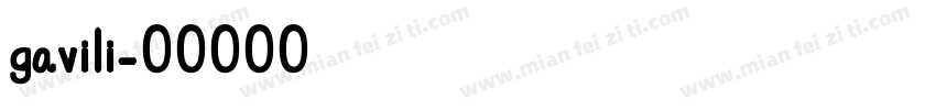 gavili字体转换