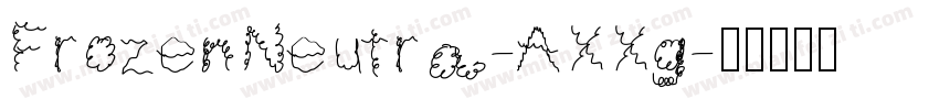 FrozenNeutra-AXXg字体转换