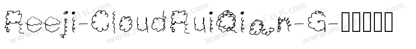 Reeji-CloudRuiQian-G字体转换