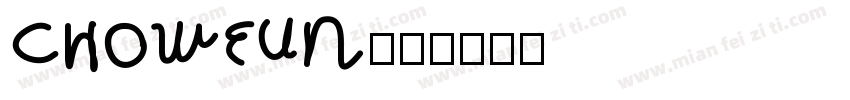 CHOWFUN字体转换