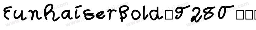FunRaiserBold-9280字体转换