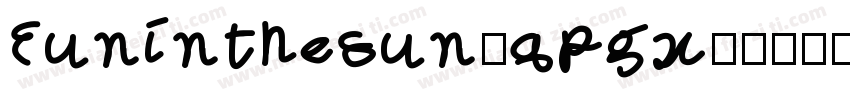 Funinthesun-qpgx字体转换