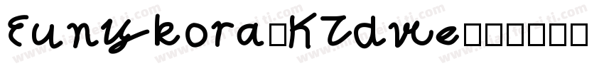 Funykora-K7dwe字体转换