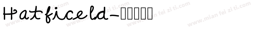 Hatficeld字体转换