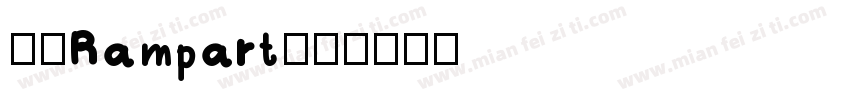 壁磊Rampart字体转换