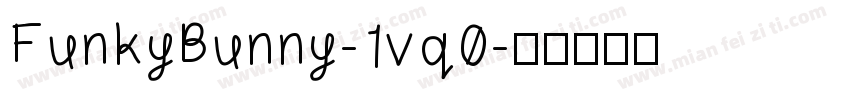 FunkyBunny-1vq0字体转换