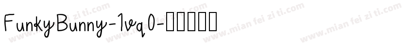 FunkyBunny-1vq0字体转换