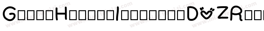 GamerHollowInverse-D4ZR字体转换