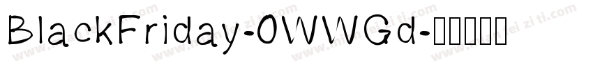 BlackFriday-0WWGd字体转换