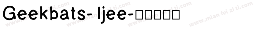 Geekbats-1jee字体转换