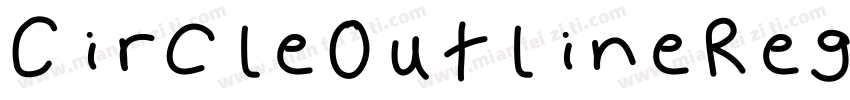 CircleOutlineRegular-JKGj字体转换