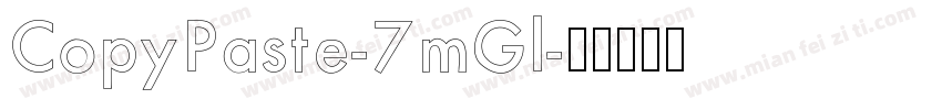 CopyPaste-7mGl字体转换