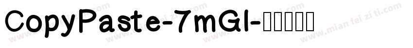 CopyPaste-7mGl字体转换