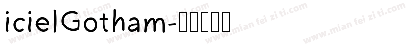 icielGotham字体转换