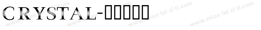 CRYSTAL字体转换